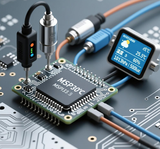 基于MSP430单片机的气象数据采集系统