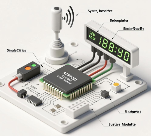 基于AT89C51单片机的超声波测距系统的设计