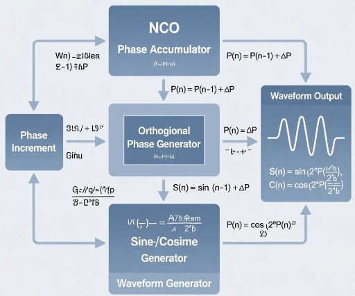 基于FPGA的正交数控振荡器（NCO）的设计与实现