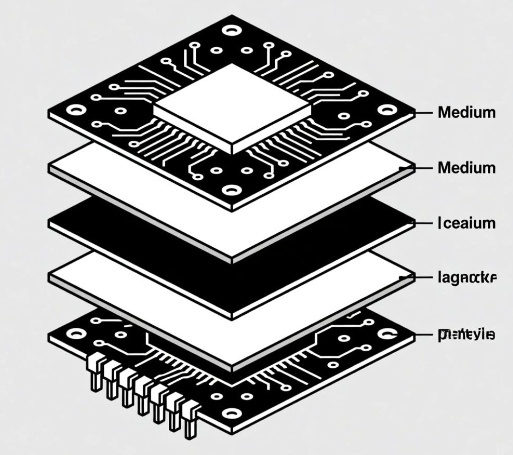 4层PCB中间介质层
