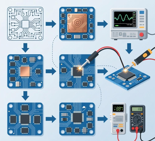 工业pcb板的工艺流程