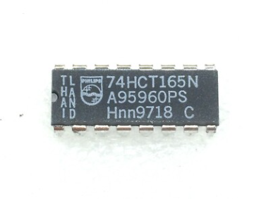 74HCT165：高速TTL兼容CMOS版74HC165，并行输入，串行输出详解