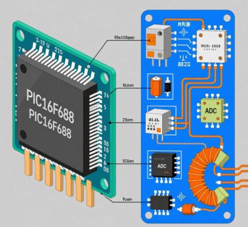 基于PIC16F688单片机的电感测量电路设计