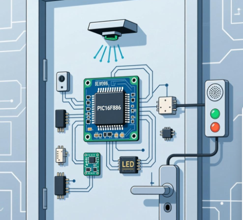 基于PIC16F886无钥门禁系统设计