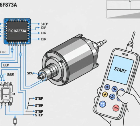 基于PIC16F873A的步进电机远程控制