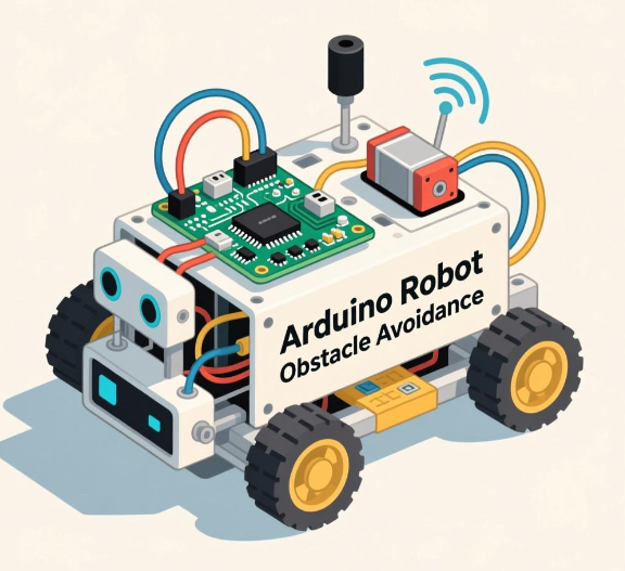 基于 Arduino 的 DIY 避边机器人