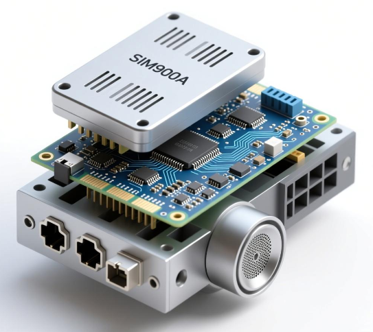 基于SIM900A远程语音预警系统的硬件设计