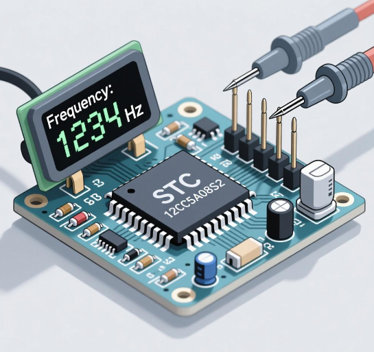 基于STC12C5A08S2单片机频率计的设计与实现