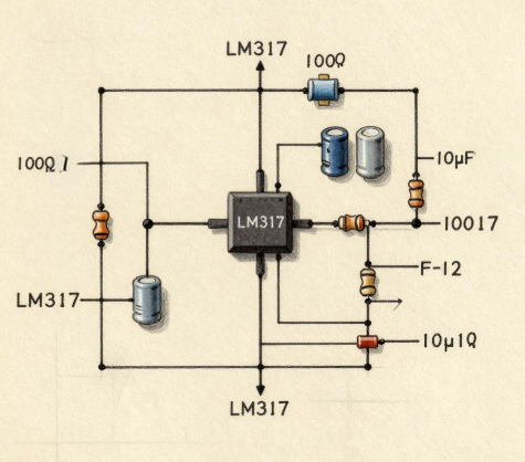 基于LM317的稳压电路
