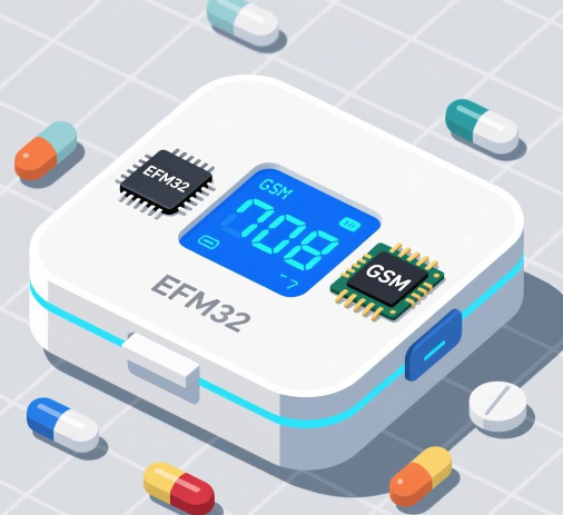基于EFM32和GSM的智能药盒监测系统设计