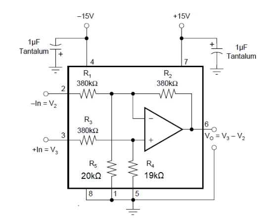 INA117高共模电压差分放大器详情