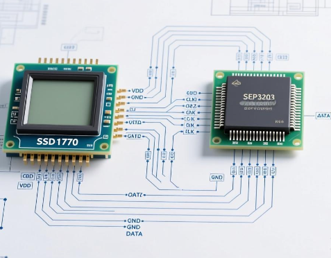 基于CMOS彩色STN-LCD驱动控制器SSD1770+嵌入式微处理器SEP3203的接口设计方案