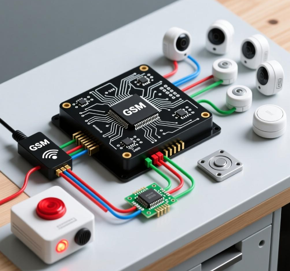 基于单片机和GSM的家庭防盗系统的设计