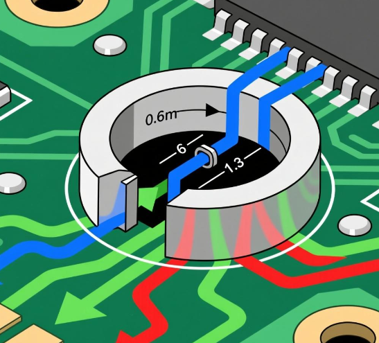 PCB外直径0.6,内直径0.3的通孔过流能力