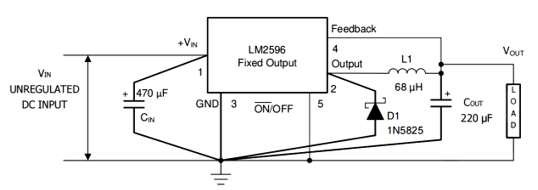基于XBLW LM2596的DCDC转换器模块设计