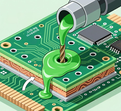 绿油塞孔是PCB（印制电路板）制造过程中的一项重要工艺，以下是对该工艺的详细介绍