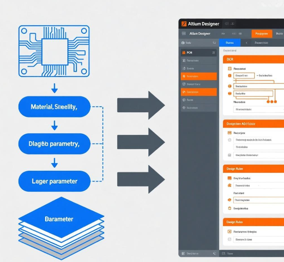 从PCB制造工艺参数到Altium Designer（AD）规则设置的过程，是确保PCB设计满足生产工艺要求的关键步骤。