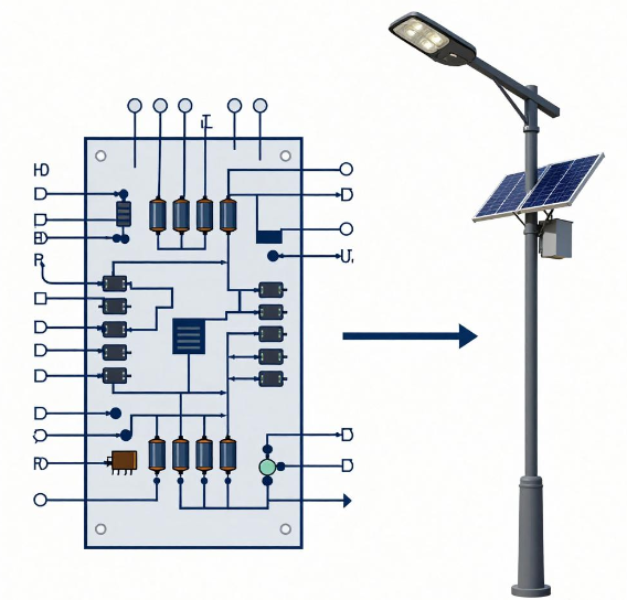 双Buck太阳能LED路灯照明控制系统设计方案