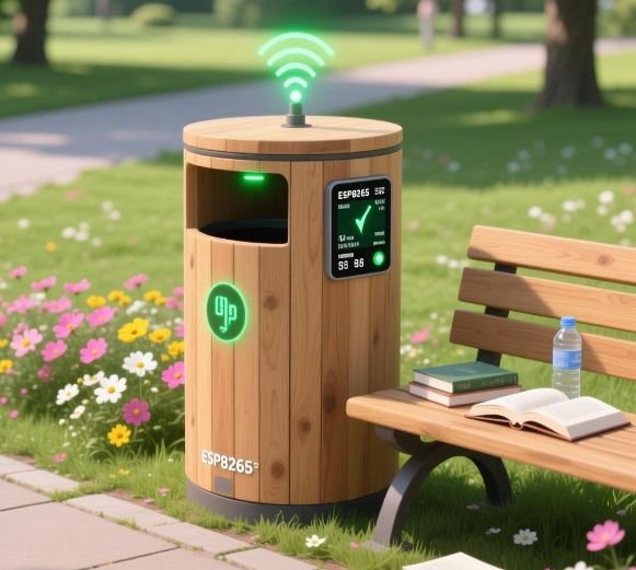 基于 ESP8266 的带GPS智能垃圾桶