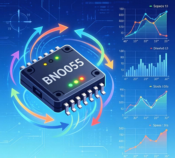 运动传感器BNO055 的Demo方案