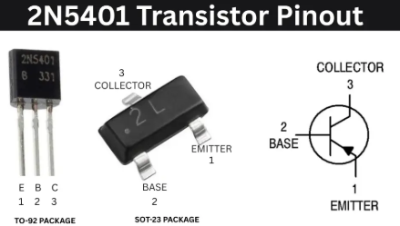 贴片2n5401参数与管脚图