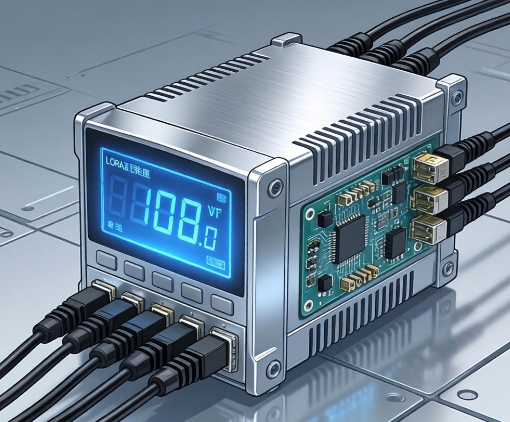 基于LORA传输多路热电偶温度采集器
