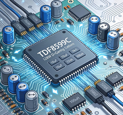 TDF8599C I2C总线控制立体声128W D类放大方案