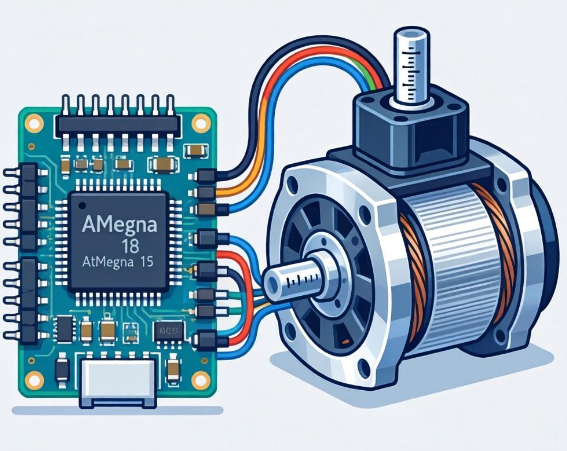 基于ATmega16单片机的步进电机加减速控制