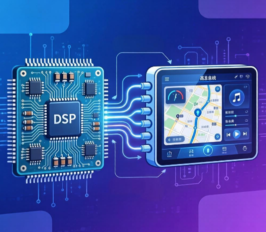 利用DSP芯片和液晶模块实现液晶显示车载信息系统的设计