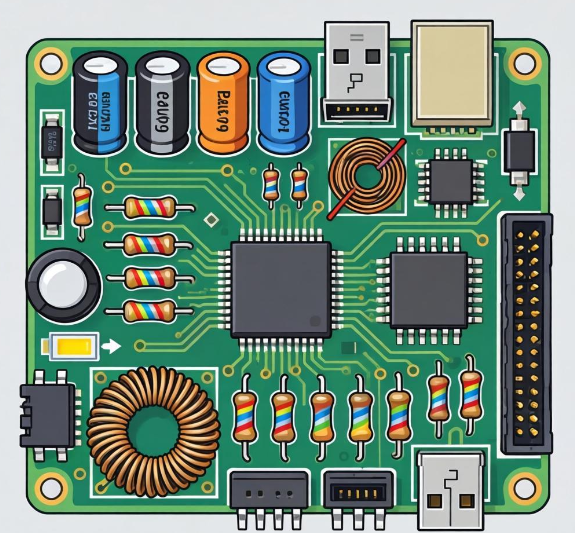 PCBA板上的零件有哪些主要类型？
