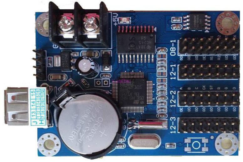 基于STM32F105RBT6单片机的LED点阵屏控制卡解决方案