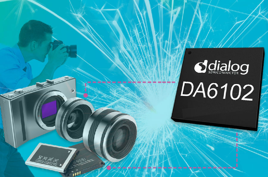 Dialog公司推出用于相机的电源管理IC(PMIC)完整电源解决方案--DA6102