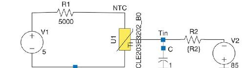 多仿真器NTC热敏电阻器SPICE模型的分类与参数