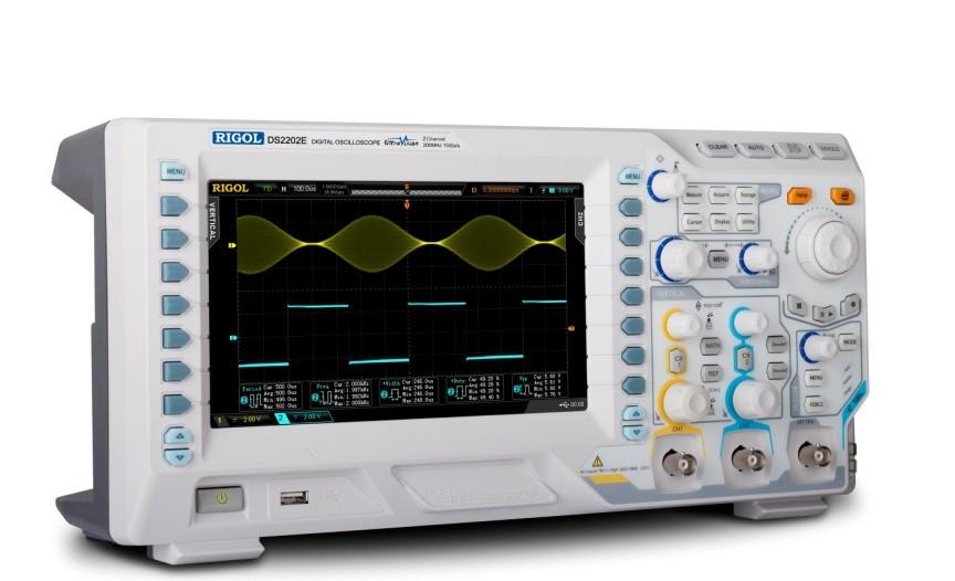 RIGOL推出涵盖100MHz和200MHz应用带宽型号的DS2000E系列经济型示波器