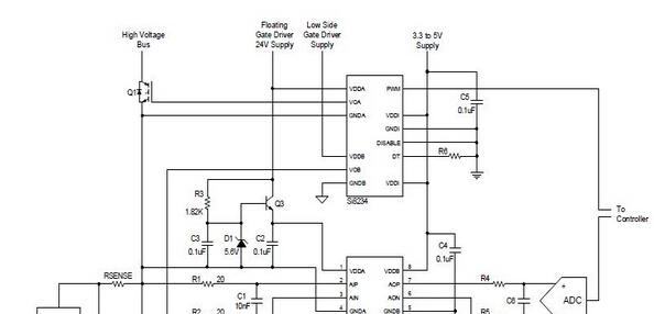 基于SI8920隔离电流感测放大器的高精度/高隔离电压电机三相电流检测方案
