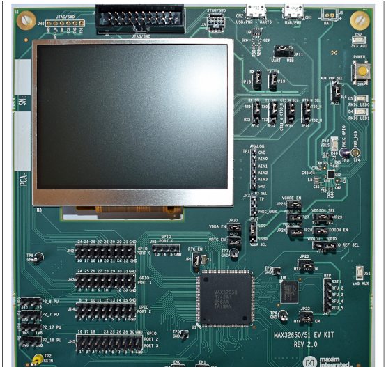 Maxim MAX32650-MAX32652超低功耗存储器可升级的微控制器(MCU)应用方案