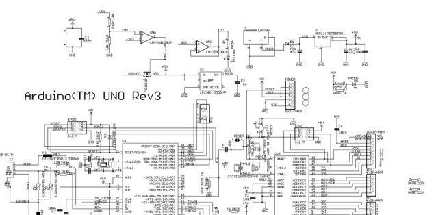 Arduino UNO电子电路原理图上的元件