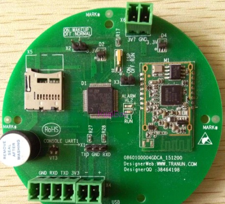 模块板卡：基于STM32L主控芯片的无线气体检测解决方案