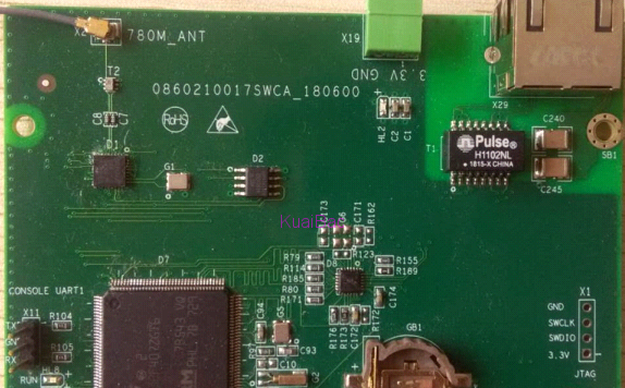 模块板卡：基于STM32L主控芯片的低功耗无线网口模块方案