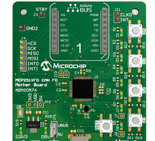 基于Microchip公司的MCP2517FD CAN FD控制器解决方案