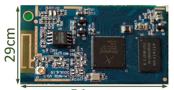 模块板卡：WiFi模组（基于高通AR9331平台的WiFi模块 交付形式：PCBA）