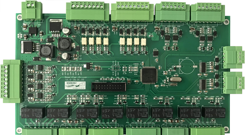 模块板卡：基于STM32主控芯片的ARM多路数字模拟控制板解决方案（交付形式:PCBA）