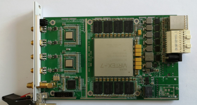 模块板卡：基于ADC12DJ3200和v7690t的PXIe3.2GSPS/4通道采集卡解决方案（PCBA）