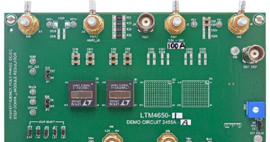 基于Linear公司的LTM4650-1高效多相100A降压电源解决方案