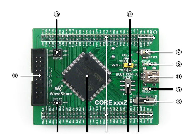 模块板卡：基于STM32F103ZET6主控芯片的Core103Z核心板/开发板解决方案  　