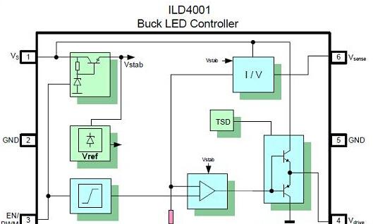 基于Infineon公司的ILD4001 7W MR16 LED灯驱动方案