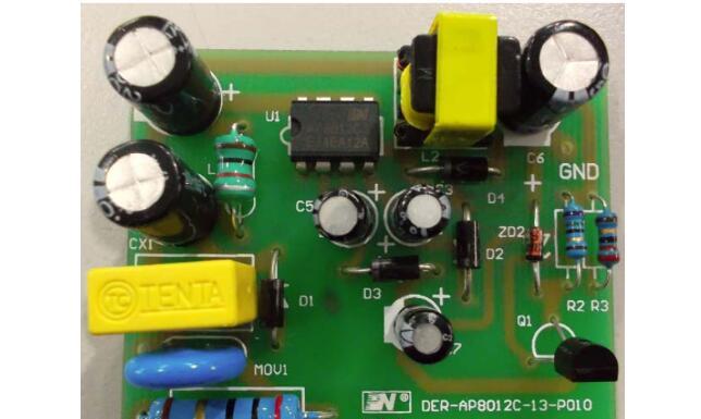 基于AP8012C非隔离开关电源芯片的Buck-Boost 5V-200mA单路输出非隔离开关电源方案