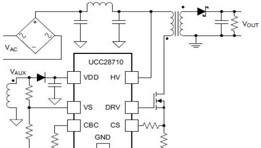 基于TI公司的UCC28710输出28V 350W电源参考设计