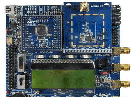 基于Silas公司的Si4455低功耗小于1GHz EZRADIO收发器开发方案