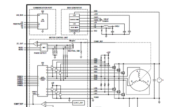 基于Microchip公司的CP8025三相BLDC马达驱动器解决方案
